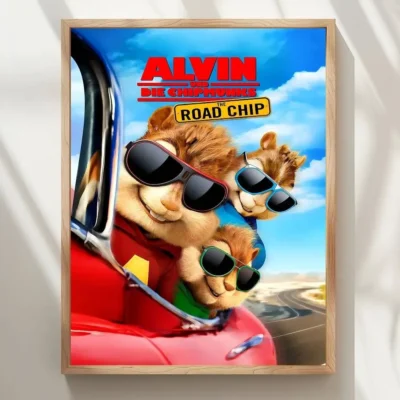 Alvin And The Chipmunks Minimalist Bedroom Decor Wall Art