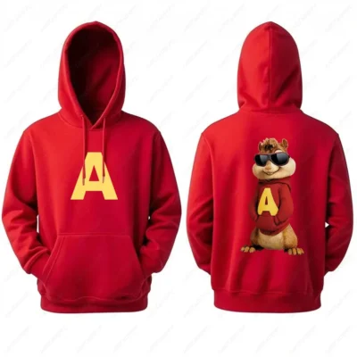 Alvin and chipmunk vintage style hoodie