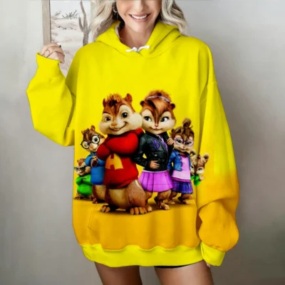 In Stock Alvin and The Chipmunks 3D Hoodie