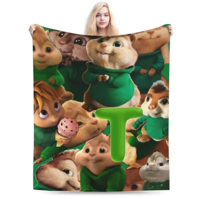 Alvin and the Chipmunks Soft Coral Blanket