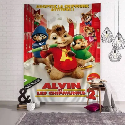 Alvin And The Chipmunks Boho Dorm Tapestry