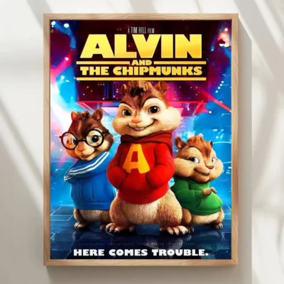 Alvin And The Chipmunks Stylish Living Room Wall Art