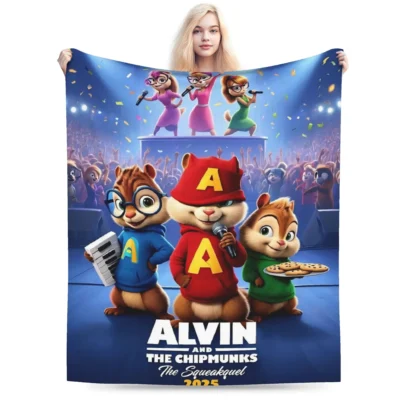 Alvin And The Chipmunks Soft Plush Blanket