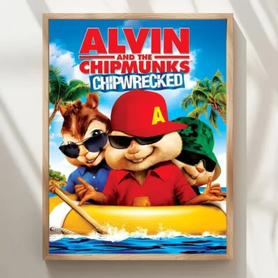 Alvin And The Chipmunks Vintage Poster Print Wall Art