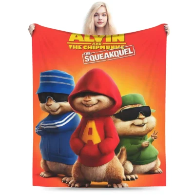 Alvin And The Chipmunks Fun Character Blanket
