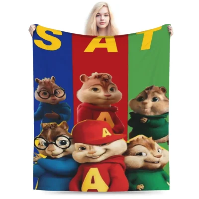 Alvin And The Chipmunks Snuggle Soft Blanket
