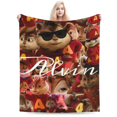 Alvin And The Chipmunks Cute Cartoon Blanket