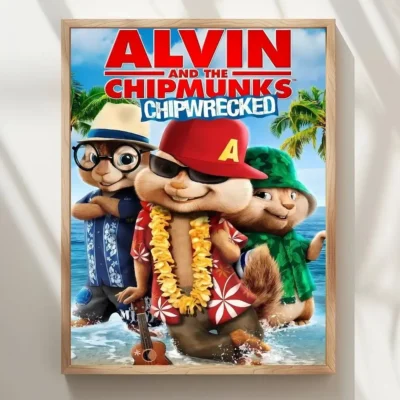 Alvin And The Chipmunks 3D Movie Poster Wall Art