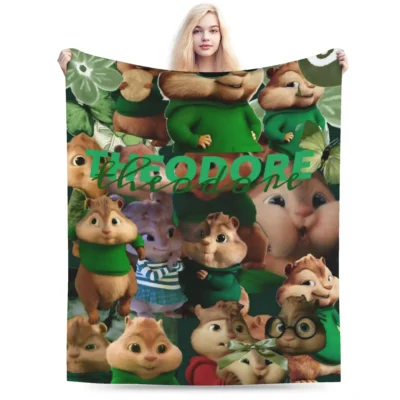 Alvin And The Chipmunks Cartoon Style Blanket
