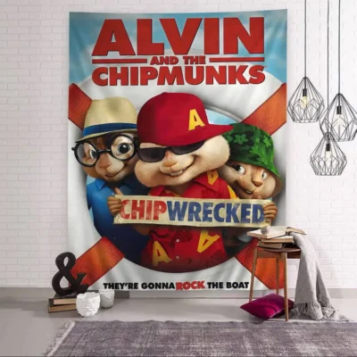 Alvin And The Chipmunks Dorm Room Decor Tapestry