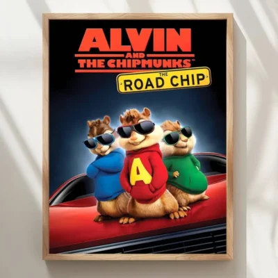 Alvin And The Chipmunks Colorful Wall Art