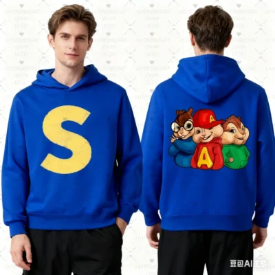 Alvin Chipmunk Halloween Long Sleeve Hoodie