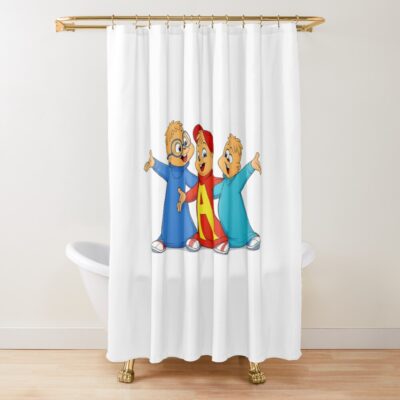 Alvin And The Chipmunks Shower Curtain